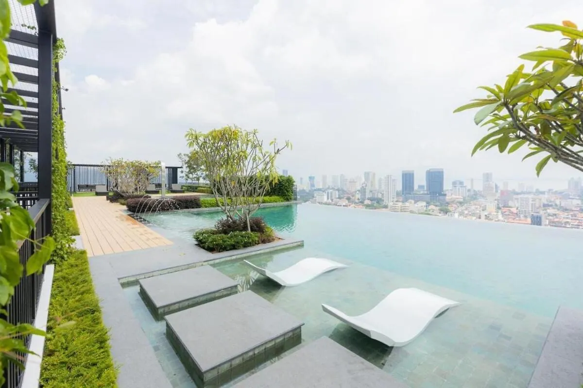 Luxury Sky Pool 8-Pax City Centre Beacon ジョージタウン 0*,